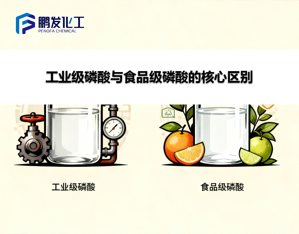 工业级磷酸与食品级磷酸的核心区别
